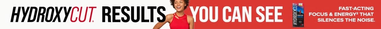 Hydroxycut "Results you can see" web banner